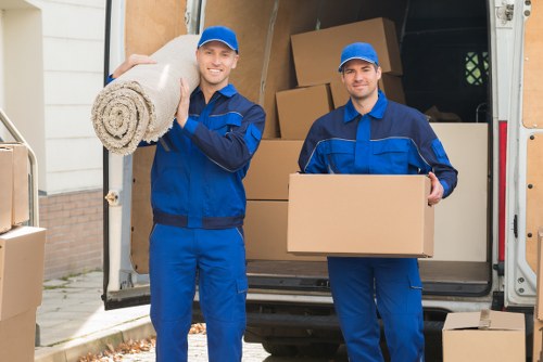 Office furniture removals in Canary Wharf with organized transport and planning