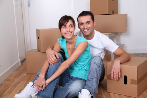 Professional moving service supporting a Canary Wharf home or business move
